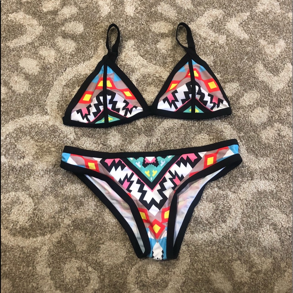 New tribal print bikini